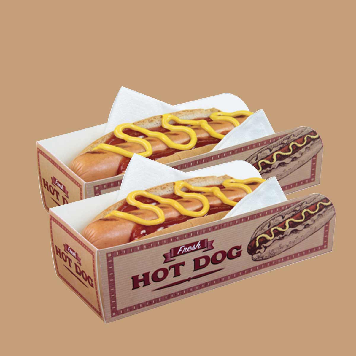 Custom Hot Dog Boxes - ZEE Custom Boxes AU