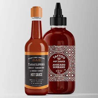 Custom Hot Sauce Labels view 3