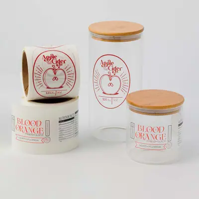 Custom Jar Stickers Labels - ZEE Custom Boxes AU