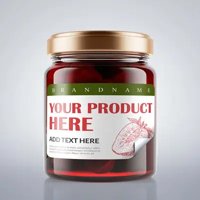 Custom Jar Stickers Labels view 3