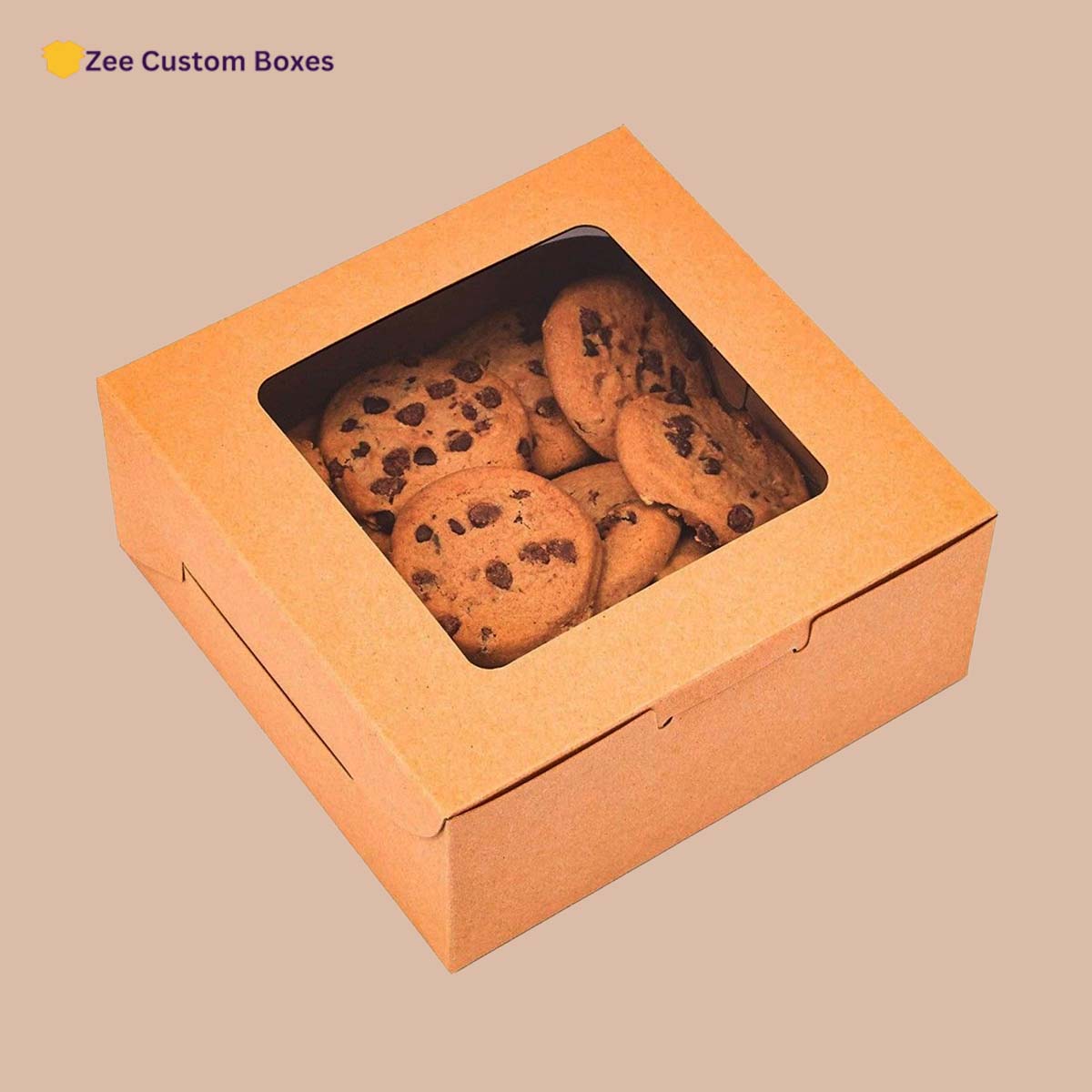 Custom Kraft Cookie Boxes - ZEE Custom Boxes AU