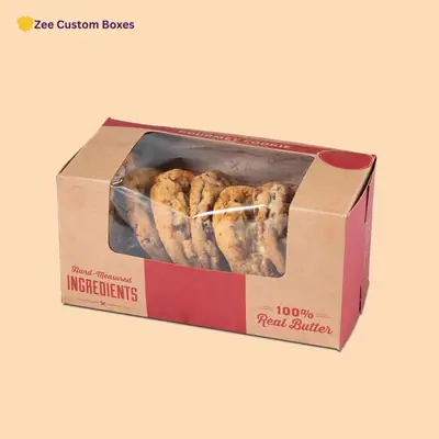 Custom Kraft Cookie Boxes view 2