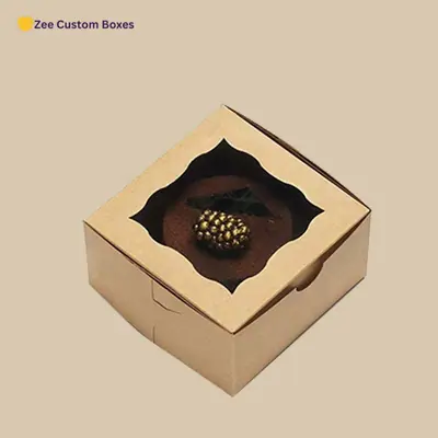 Custom Kraft Cookie Boxes view 4