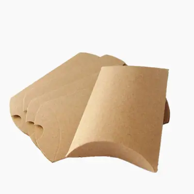 Custom Kraft Pillow Boxes view 2