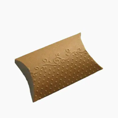 Custom Kraft Pillow Boxes view 5