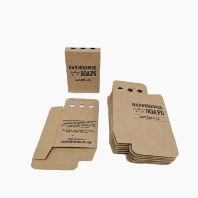 Custom Kraft Soap Boxes Packaging view 4