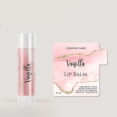 Custom Lip Balm Labels view 2