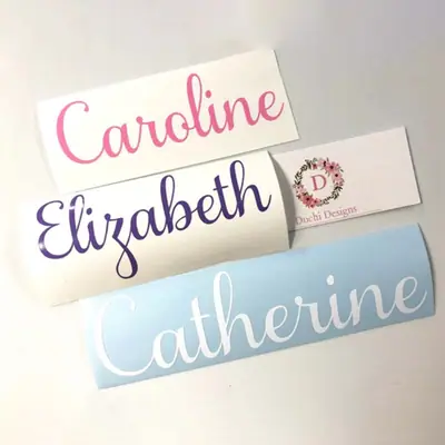 Custom Name Stickers view 3
