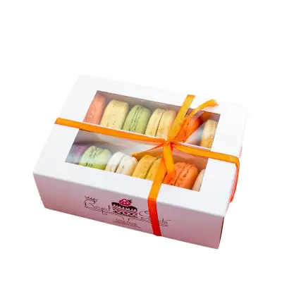 Custom Macaron Boxes Packaging view 5