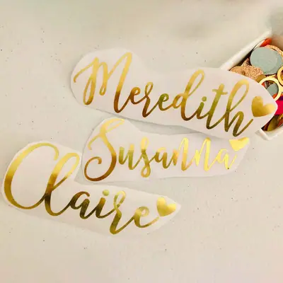 Custom Name Stickers view 4