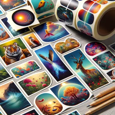 Custom Photo Stickers Labels - ZEE Custom Boxes AU