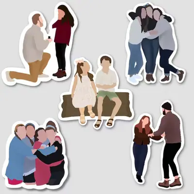 Custom Photo Stickers Labels view 3