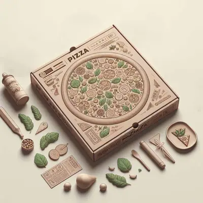 Custom Plain Pizza Boxes view 3