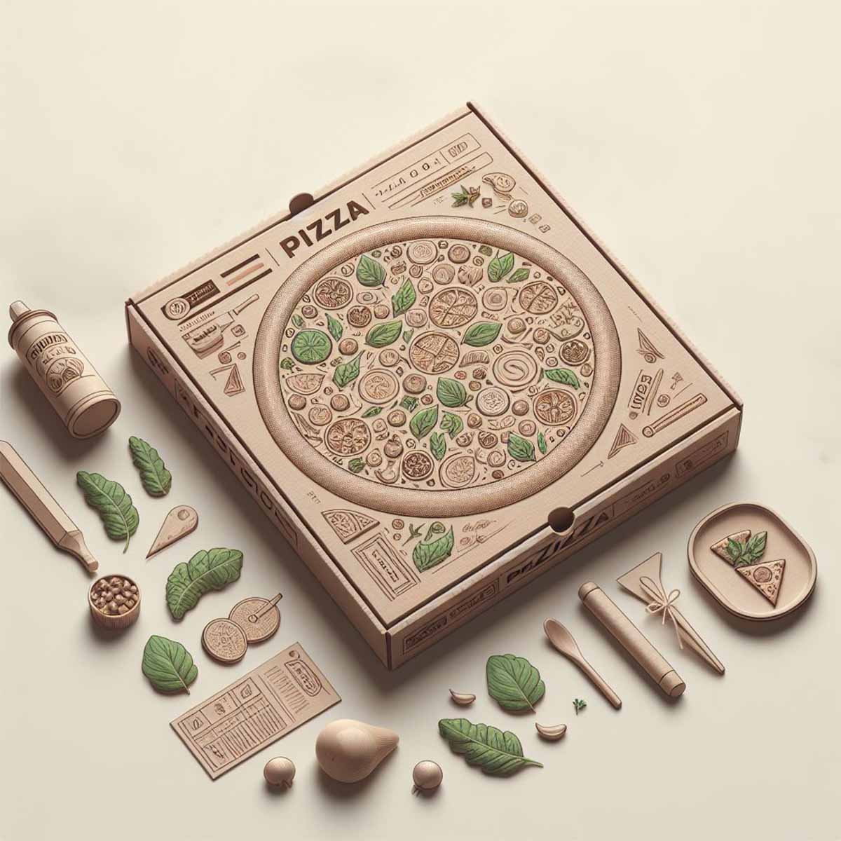 Custom Plain Pizza Boxes view 3
