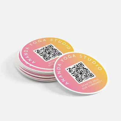 Custom QR Code Stickers - ZEE Custom Boxes AU