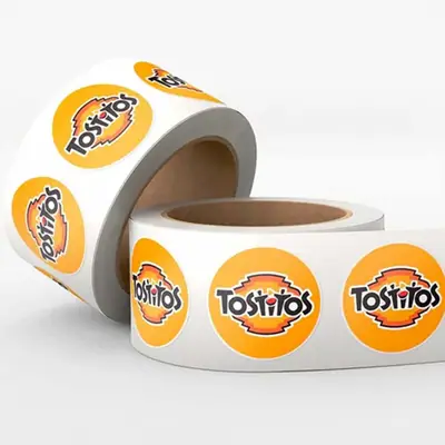 Custom Roll Labels Stickers view 2