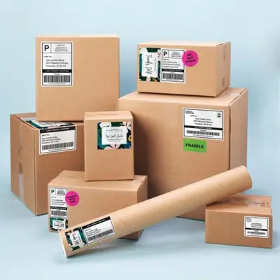 Custom Shipping Labels Stickers - ZEE Custom Boxes AU