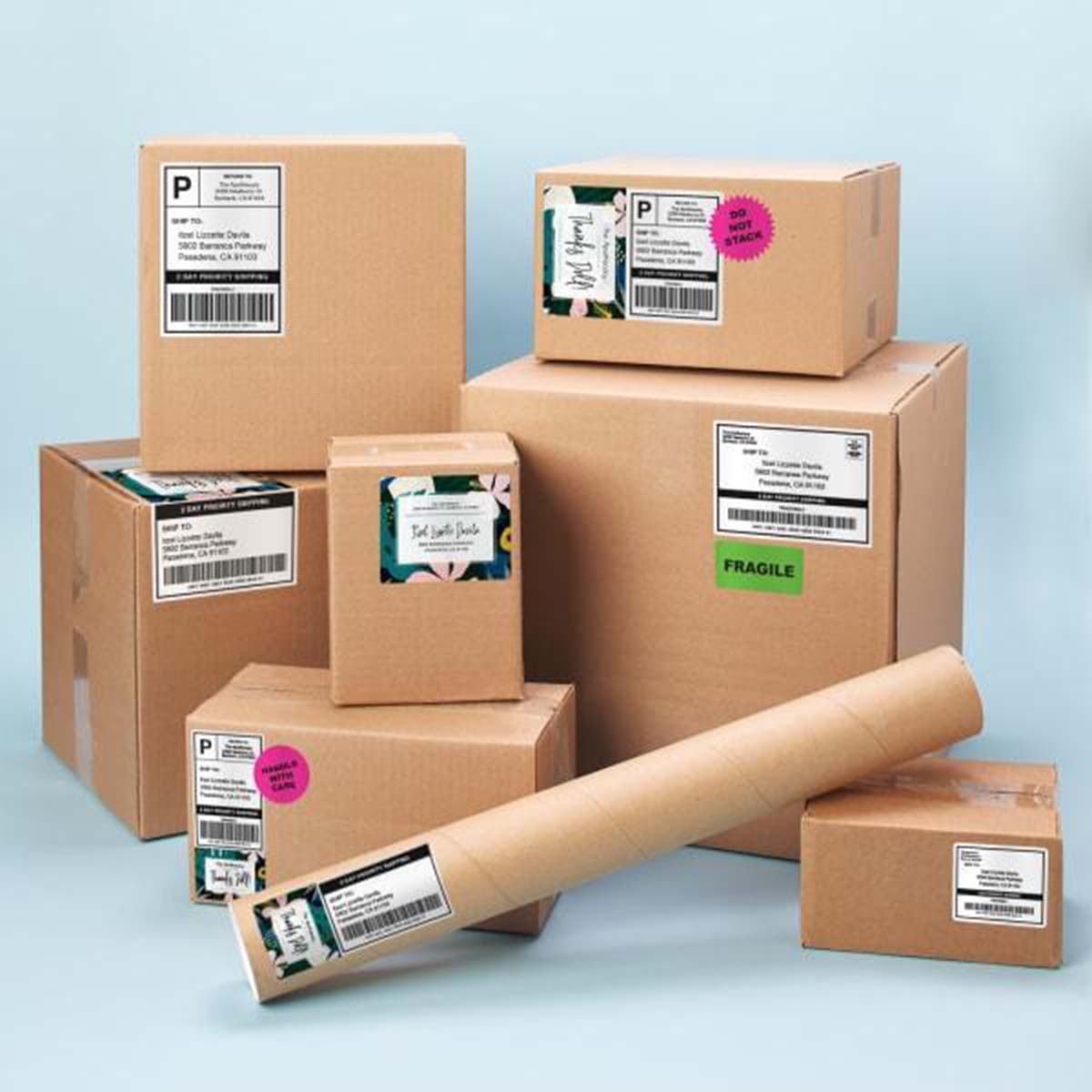 Custom Shipping Labels Stickers - ZEE Custom Boxes AU