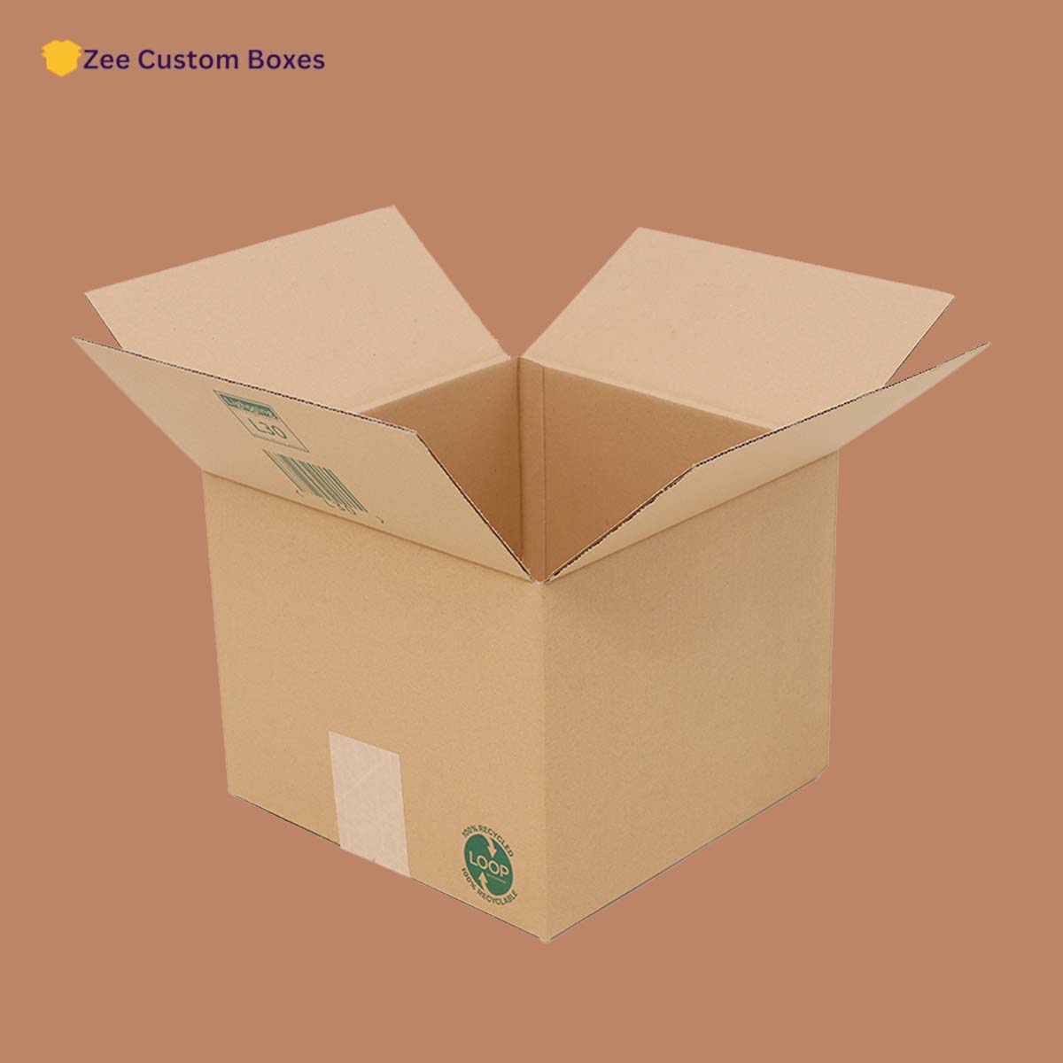 Custom Single Wall Cardboard Boxes view 3