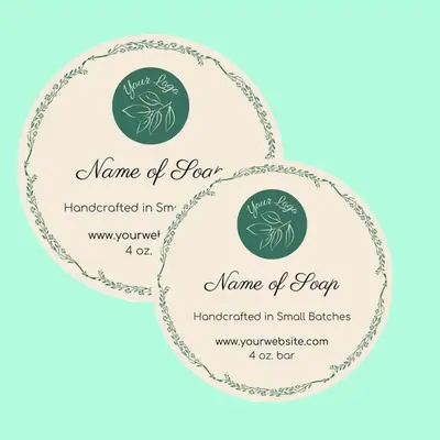 Custom Soap Labels view 1