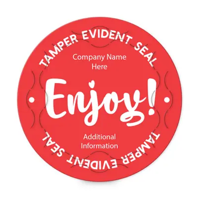 Custom Tamper Proof Stickers view 3