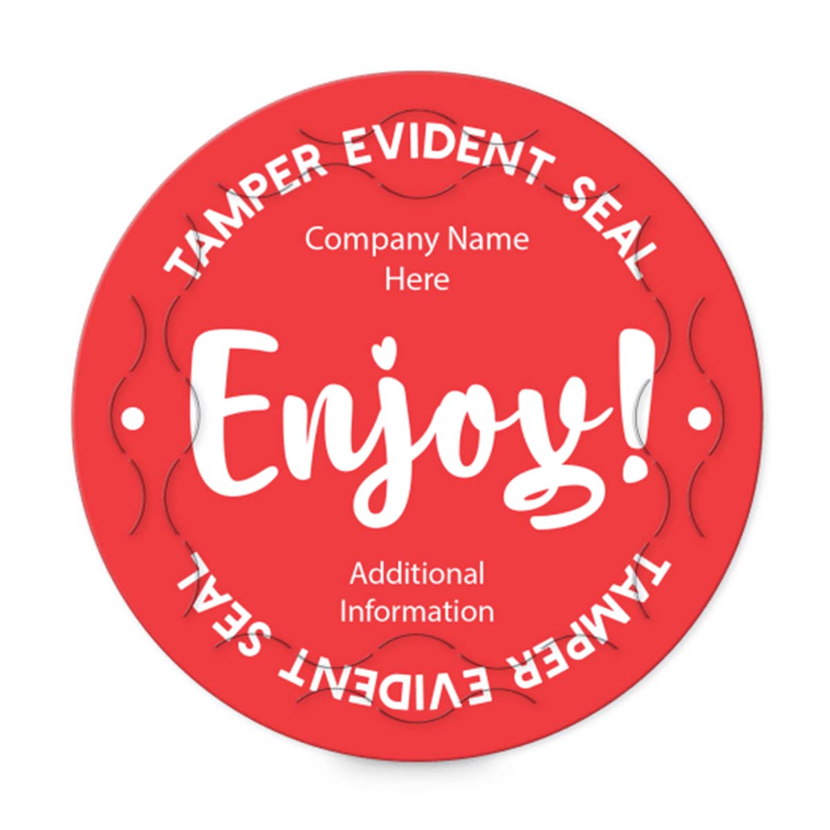 Custom Tamper Proof Stickers view 3