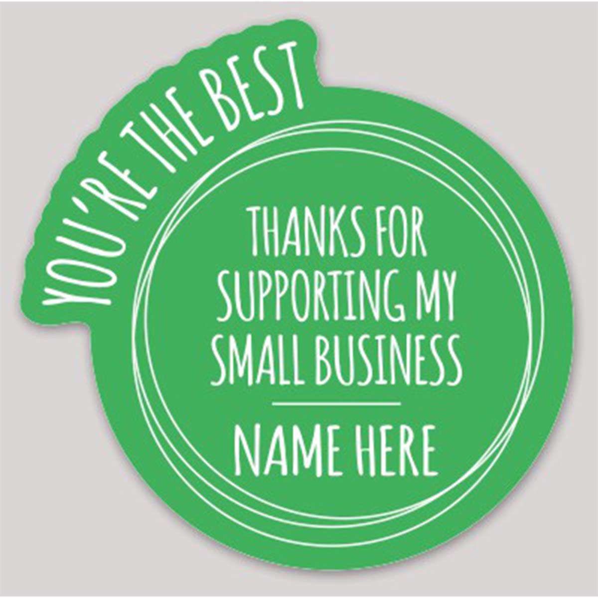 Custom Thank You Stickers view 3