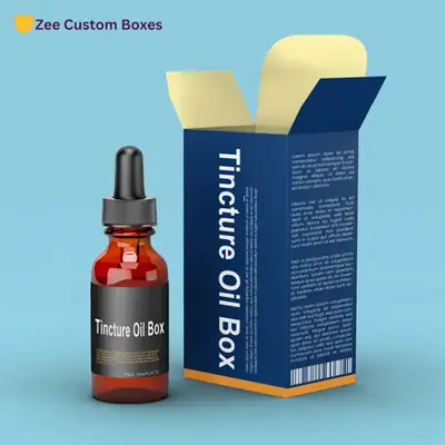 Custom Tincture Boxes Packaging view 2