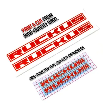 Custom Transfer Stickers view 2