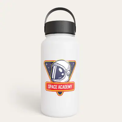 Custom Water Bottle Labels Stickers view 2
