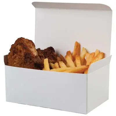 Custom White Food Packaging view 3
