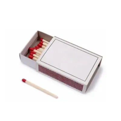 Custom White Match Boxes view 3