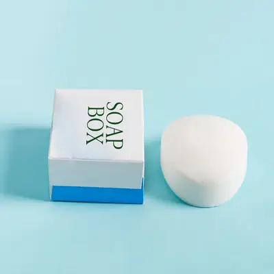 Custom White Soap Boxes view 4