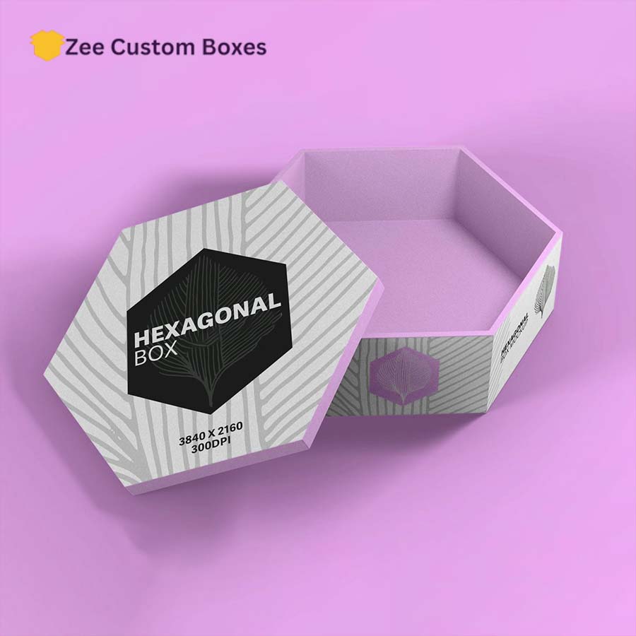 Hexagon Cardboard Boxes view 3