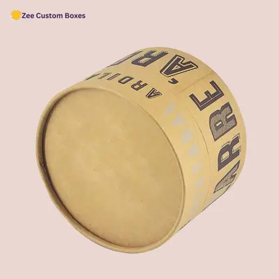 Kraft Round Boxes view 2