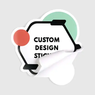 Large Custom Stickers Labels view 2