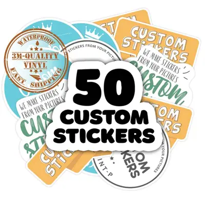 Large Custom Stickers Labels view 3