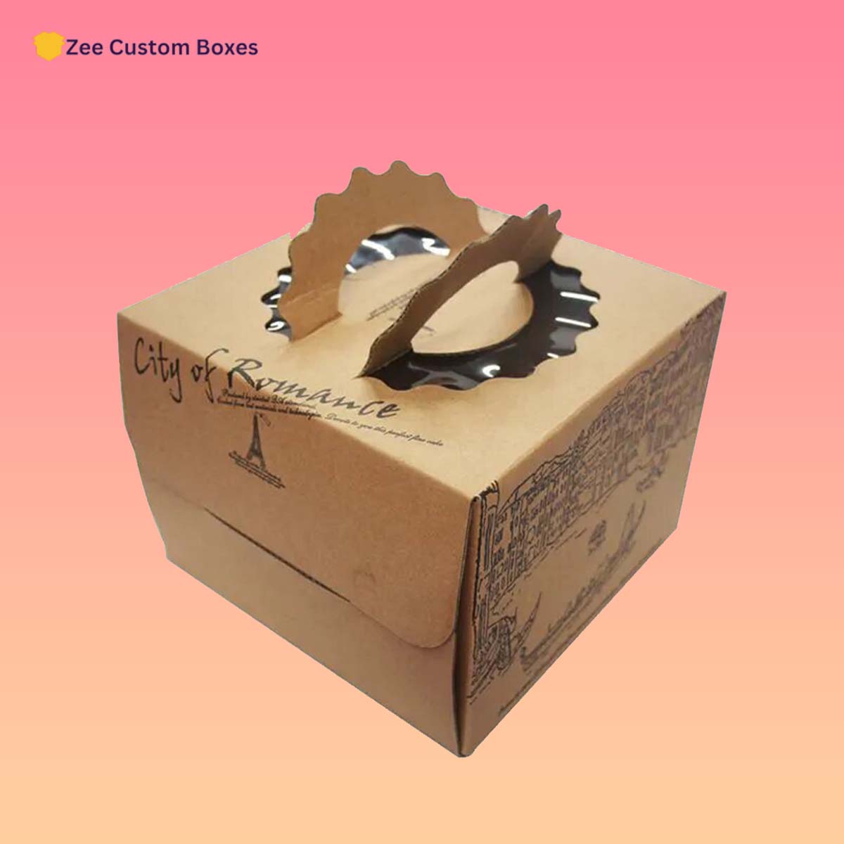Order Cardboard Bakery Boxes In AU - ZEE Custom Boxes AU