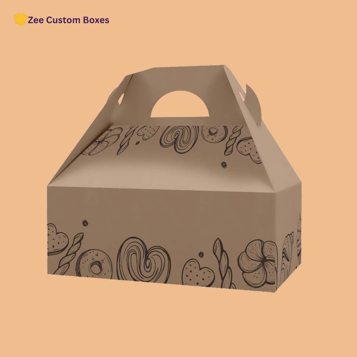 Order Custom Kraft Gable Boxes In AU - ZEE Custom Boxes AU