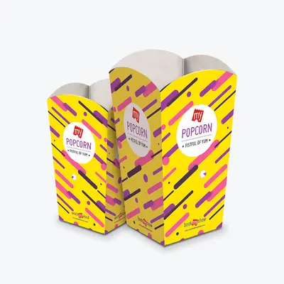 Paper Popcorn Boxes view 3