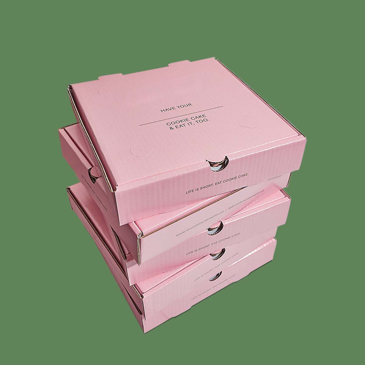 Pink Pizza Boxes view 3