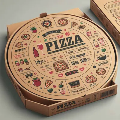 Round Pizza Boxes view 2