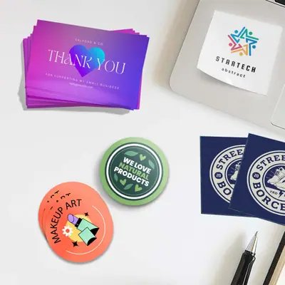 Small Custom Stickers Labels view 3