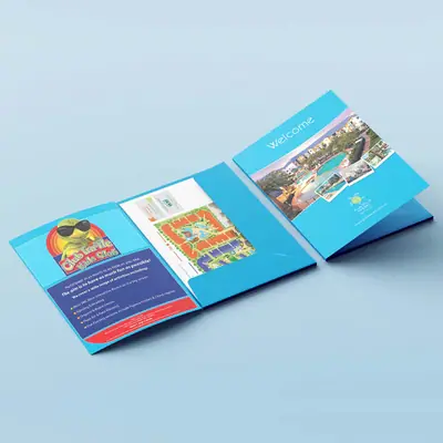 Tri Fold Presentation Folders - ZEE Custom Boxes AU