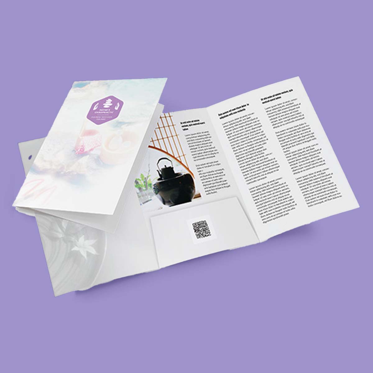 Tri Fold Presentation Folders view 4