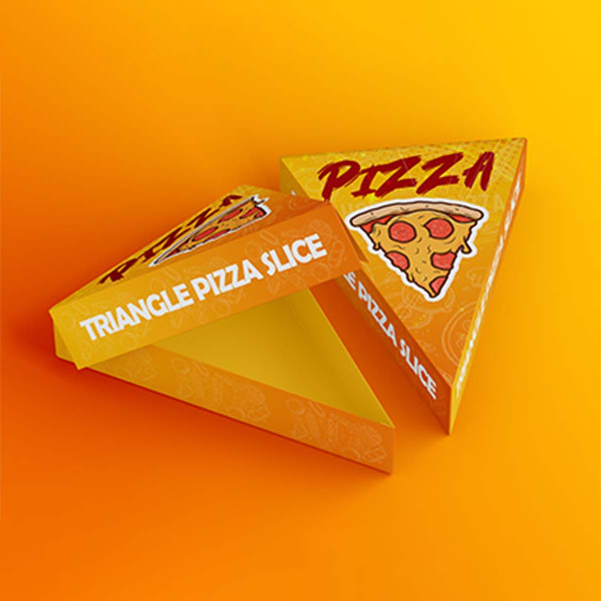Triangle Pizza Boxes view 2