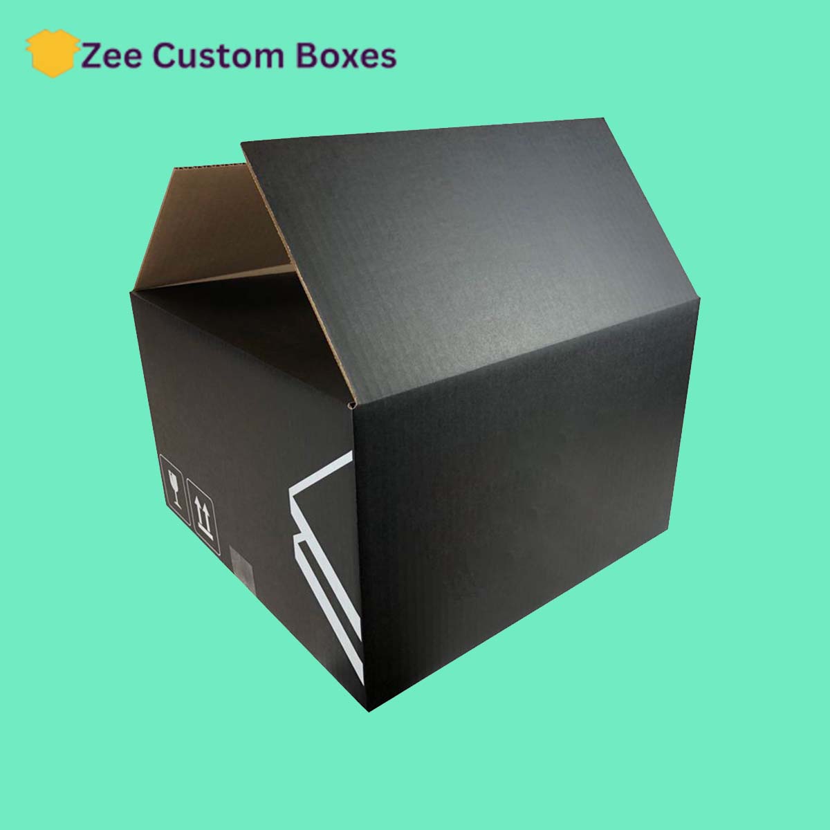 Black Kraft Boxes view 6
