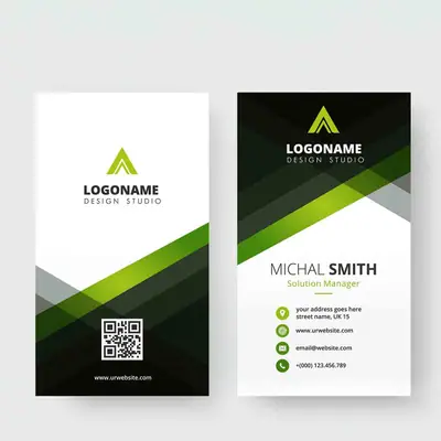 Vertical Business Cards - ZEE Custom Boxes AU