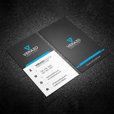 Vertical Business Cards view 2