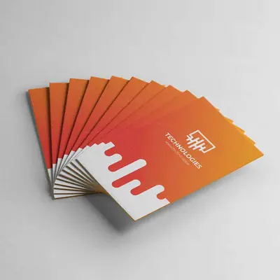 Vertical Business Cards view 3